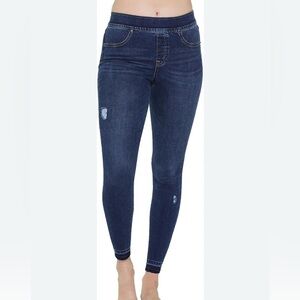 SPANX Dark Blue Skinny Jeans for Women SZ Large